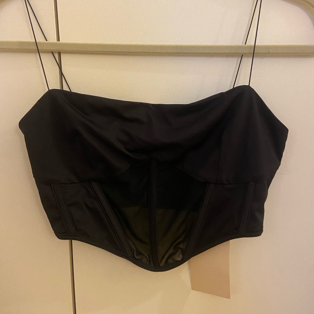 NWT Meshki Corset Tank Top